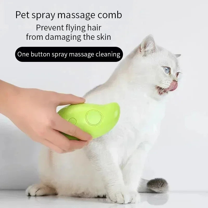 Velour™ Spazzola a Vapore Autopulente 3-in-1 per Cani e Gatti