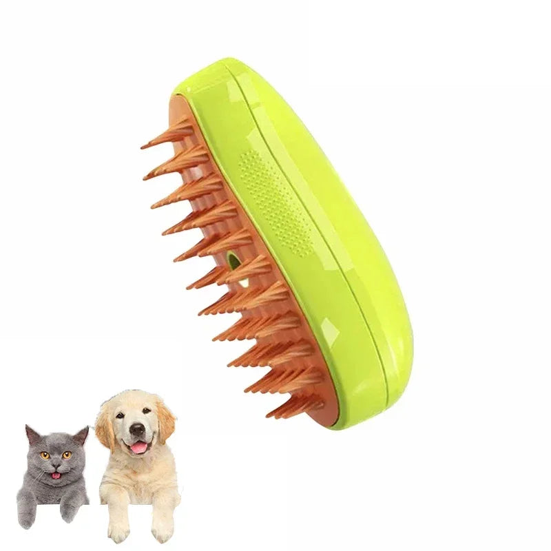Velour™ Spazzola a Vapore Autopulente 3-in-1 per Cani e Gatti