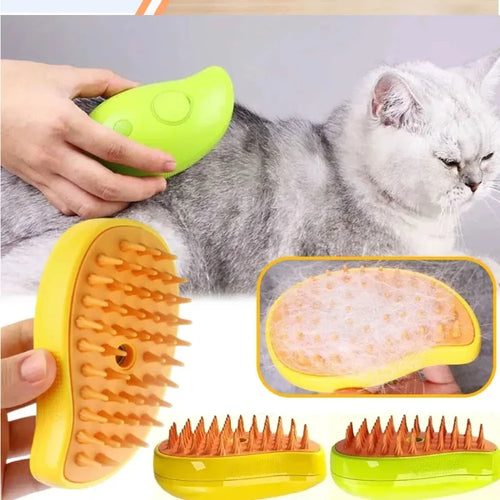 Velour™ Spazzola a Vapore Autopulente 3-in-1 per Cani e Gatti